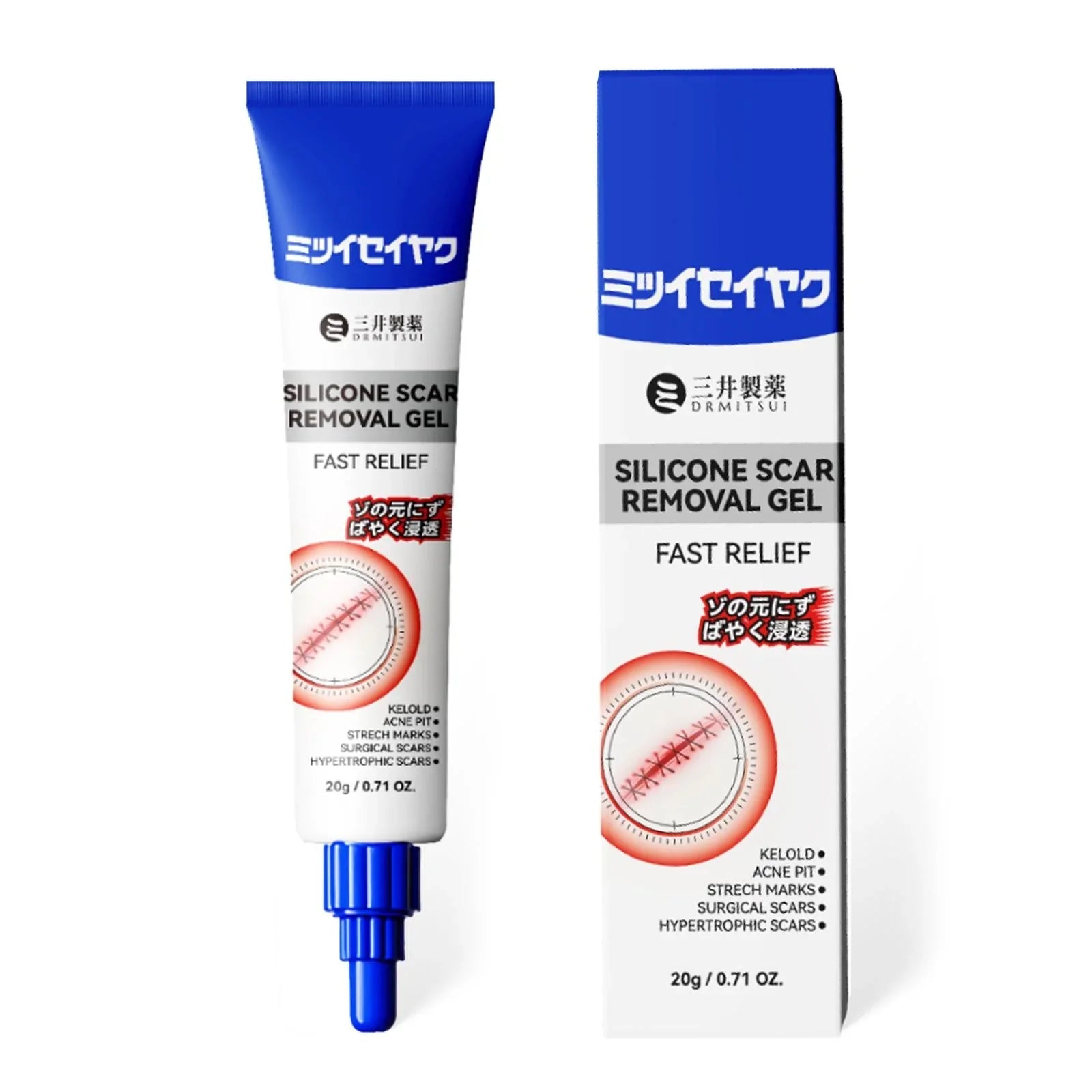 Silicone Scar Cream for Old and New Scars