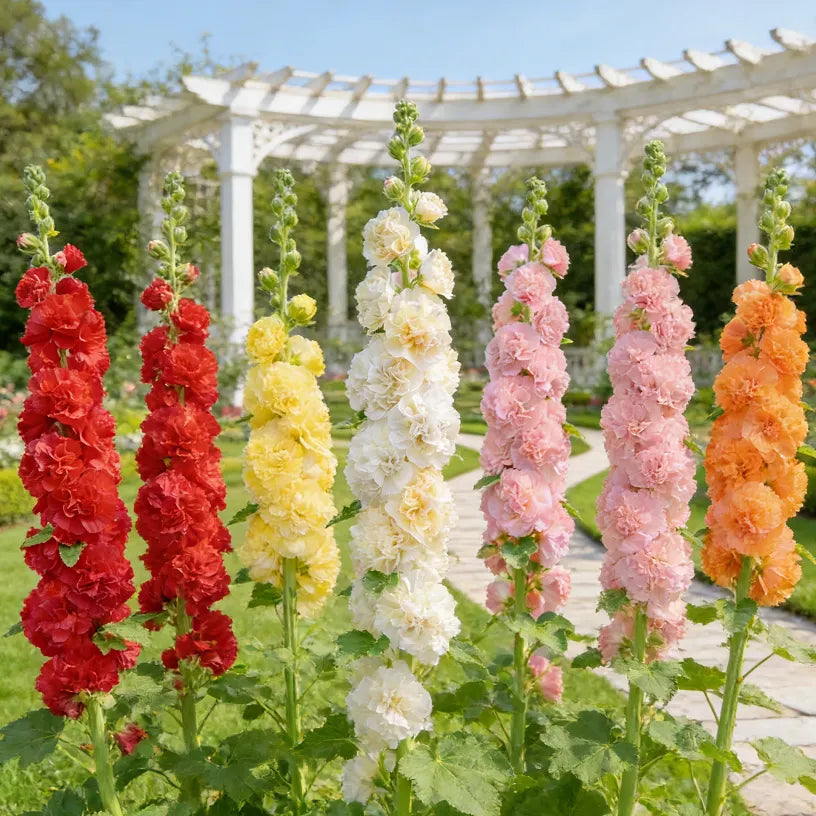 🌸Double Fragrant Hollyhock Seeds