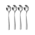 🍲 4/6 PCs Stainless Steel Soup Spoon Set