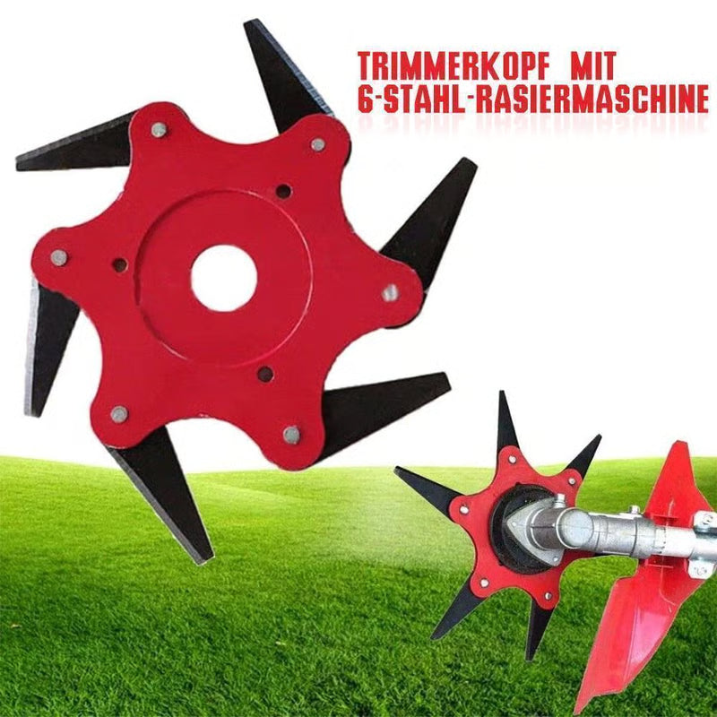 🎁Universal 6-Messer-Trimmerkopf für Rasenmäher