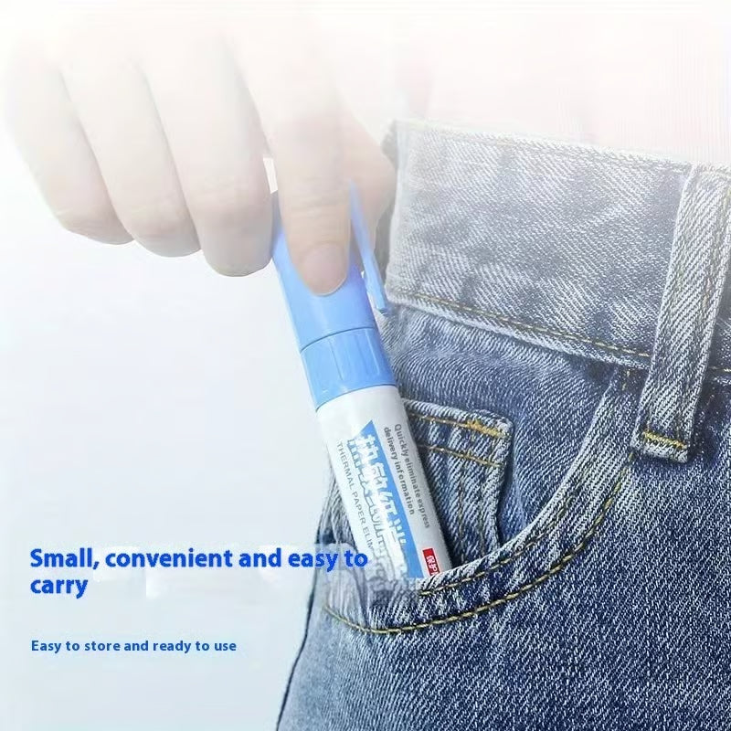 Protect Your Privacy with Our Thermal Paper Eraser Pen – Safeguard Your Sensitive Information Effortlessly!