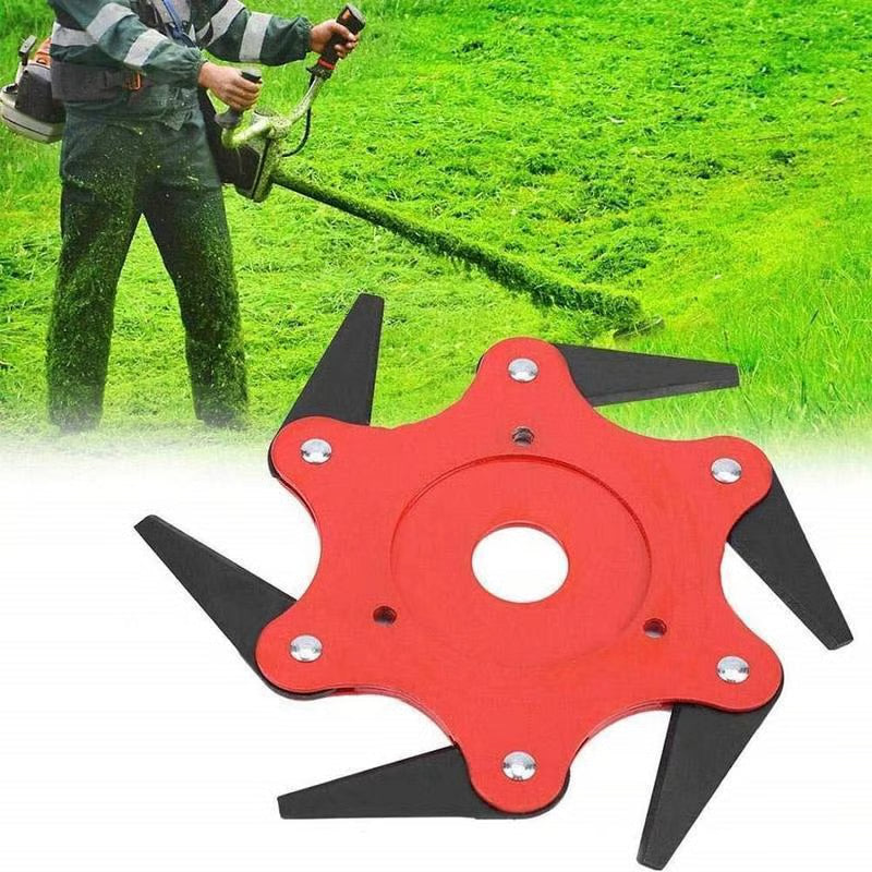 🎁Universal 6-Messer-Trimmerkopf für Rasenmäher