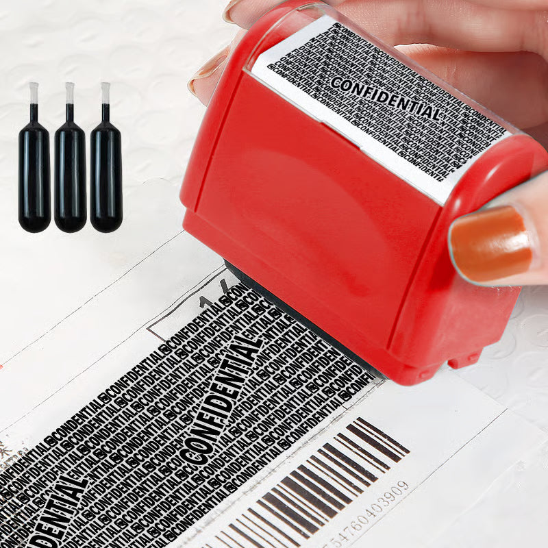 🔥Privacy Protection Security Roller Stamp — Address & Billing Info Blocker