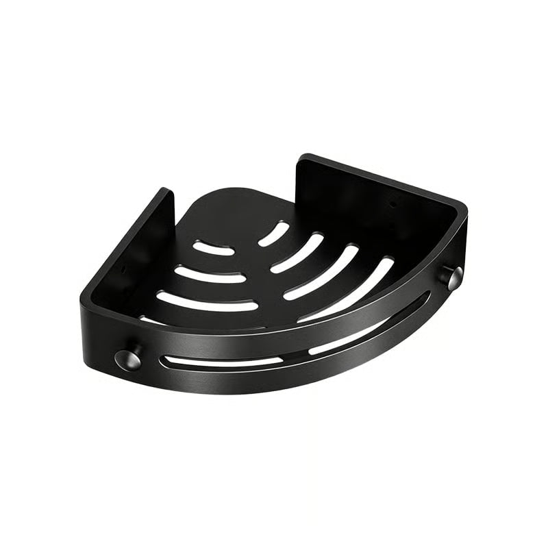 No-Drill Bathroom Corner Shelf