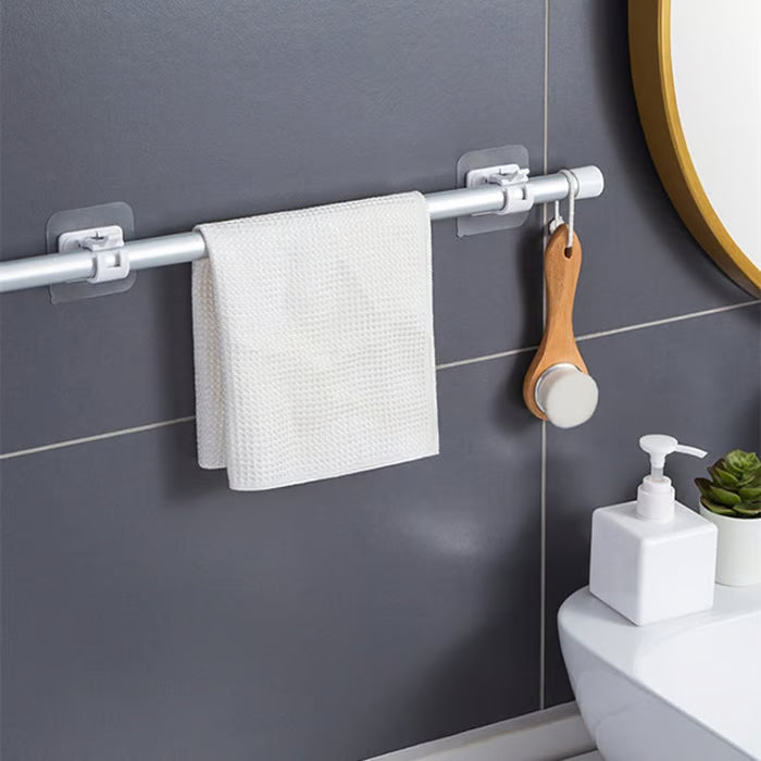 🔥Nail-Free Adjustable Curtain Rod Holders (Set of 2)
