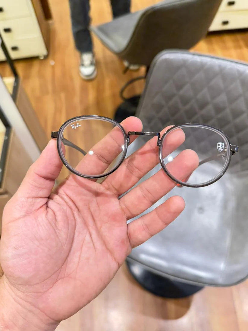 rayban 02 grey plano