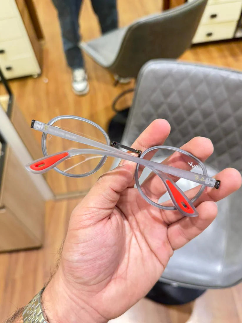 rayban 02 grey plano