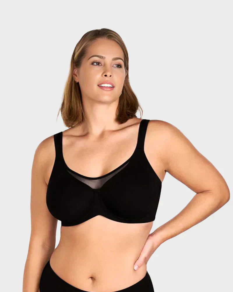 ⏳Last Day Special Price 💐Women's Elegant Sheer Full Coverage Plus Size Bra