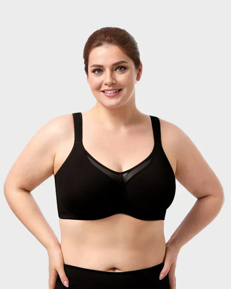 ⏳Last Day Special Price 💐Women's Elegant Sheer Full Coverage Plus Size Bra