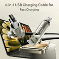 🔥Last Day 49% OFF🔥 - ⏰4-in-1 USB charging cable, fast charging, MAX. 60 W