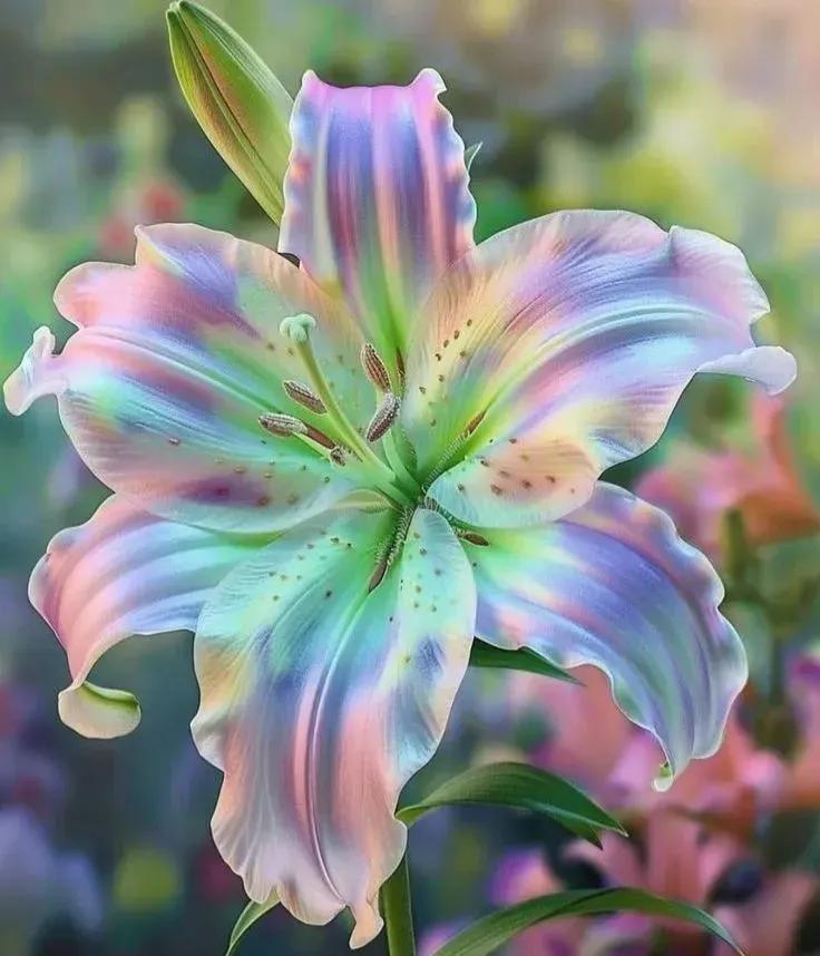 🔥 Last Day OF Sale OF 49 % OFF 🔥 --🪶 Rare Feather-Edged Lily Seeds – Stunning Pink & White Blooms, Easy to Grow