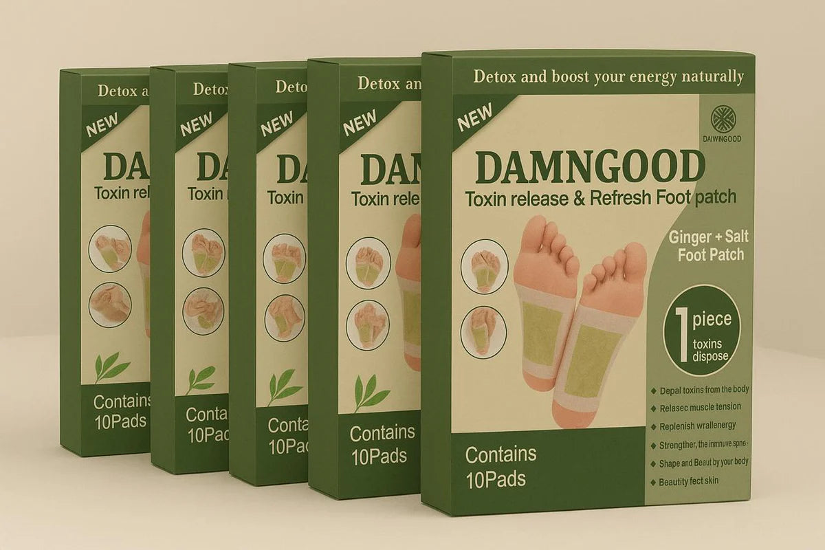 Detox   Foot   Patch-   10   Patches   -   Better   Sleep,   remove   body   toxins