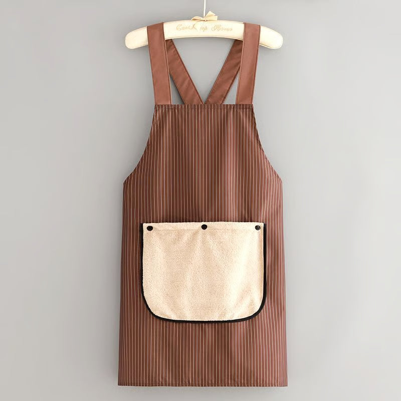🔥Limited Time 49% Off✨Apron with Pockets for Women and Men Cross Back Design with Towel