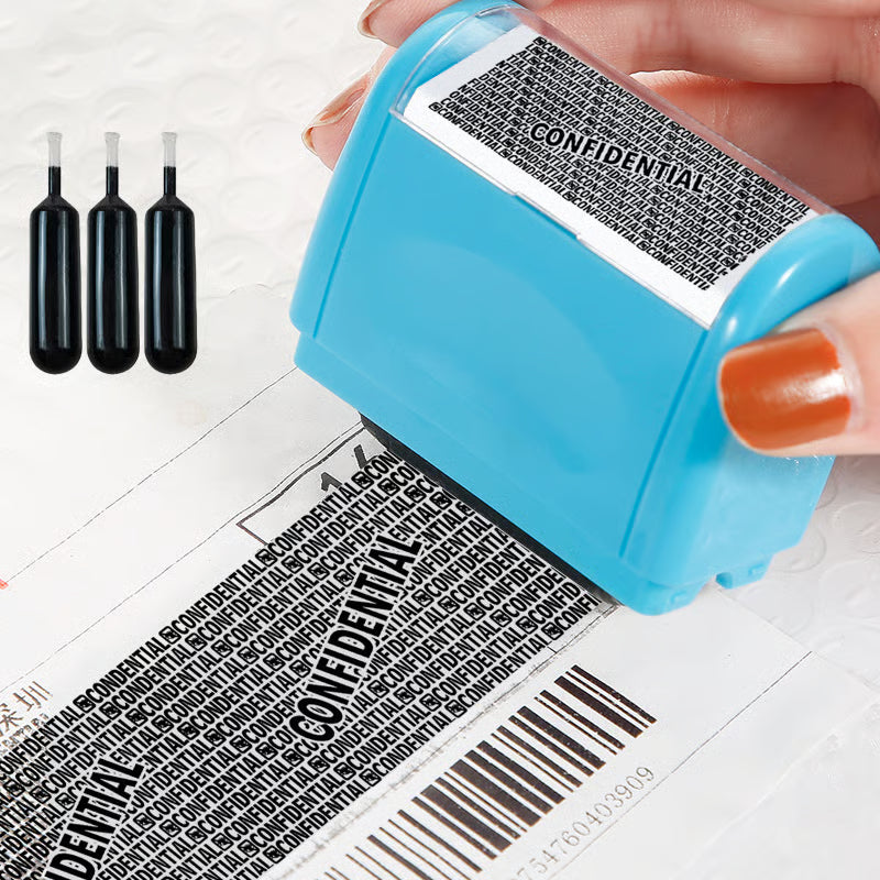 🔥Privacy Protection Security Roller Stamp — Address & Billing Info Blocker