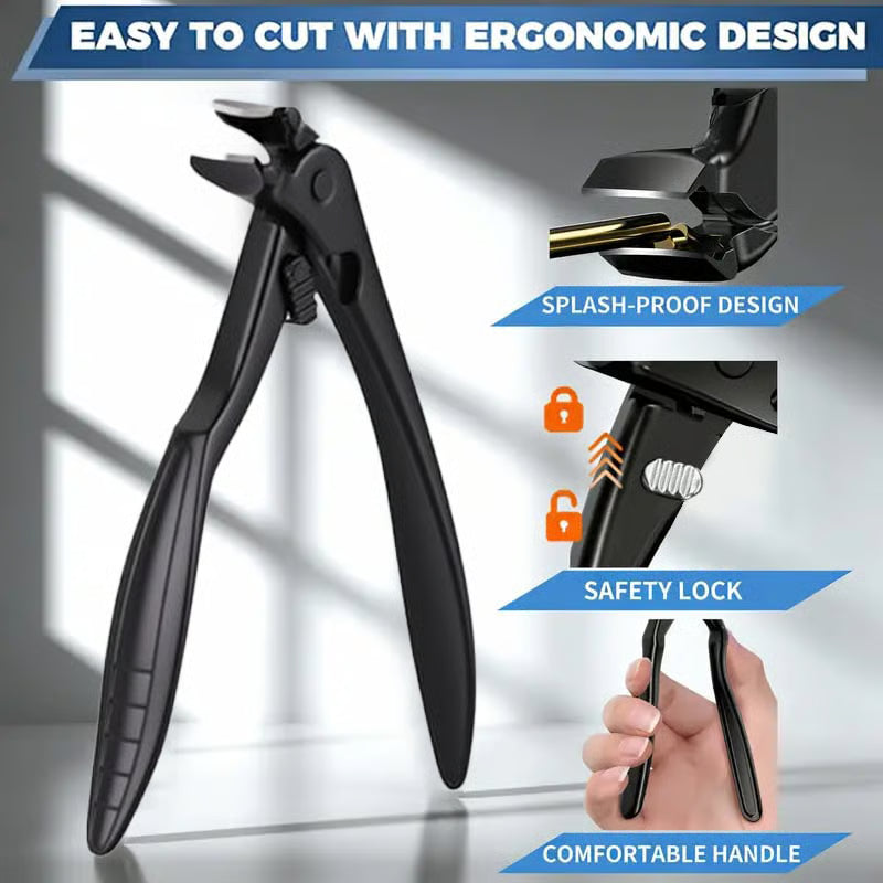 🏆35K+ SOLD! 🥳✂️ Black Curved Nail Clipper – Ergonomic & Easy for Seniors 🖤🎖️