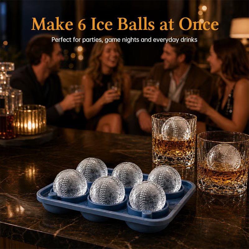 Baseball Ice Ball Mold