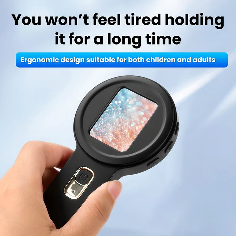 50X Digital Microscope 2.0 inch IPS Video Coin Microscop With Magnifying Glass