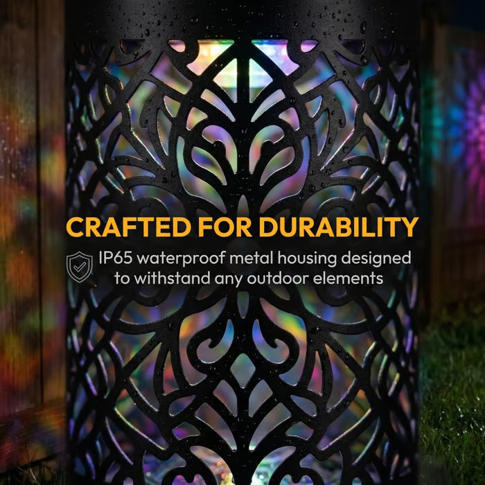 Seven-Color Changing Solar Mandala Projection Wall Light