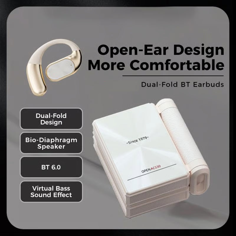 🔥Monster Ear Buds - Headphones Bluetooth with Dual-Fold Design