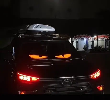 [Exclusive production]Colorful Eye Lamp Soft Screen for Car Windows