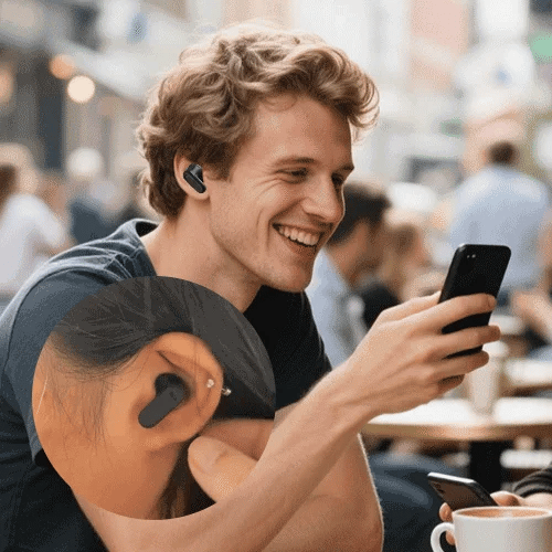HD color screen, intelligent noise reduction, AI translation headphones