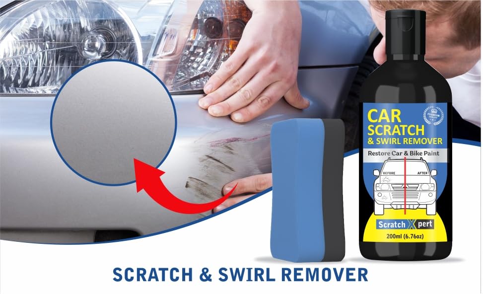 ScratchXpert Car Scratch Removal Cream - Restores Your Car Shine Instantly