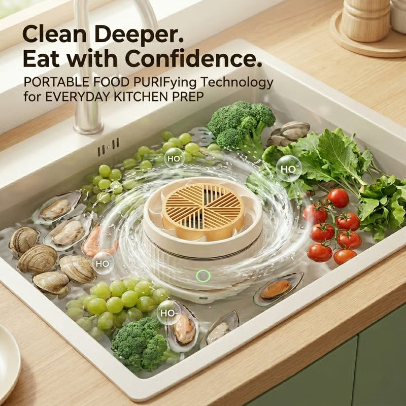 🔥2026 Multi-Function Food Purifier💦 - Removes bacteria, pesticide residues, hormones, antibiotics, and heavy metals