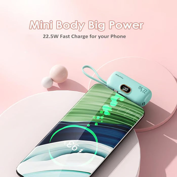 Today Only⏰5000mAh Mini Portable Charger Power Bank for phone