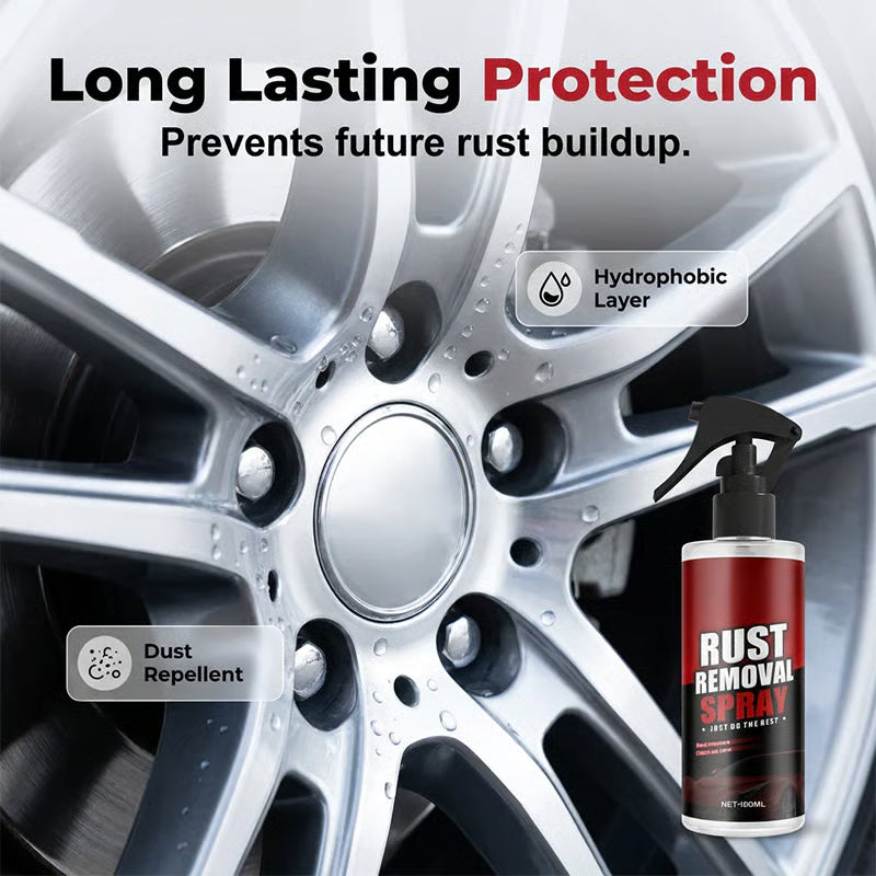 🔥Last Day 49% OFF🚗Wheel Rust Remover and Cleaner Spray🧽