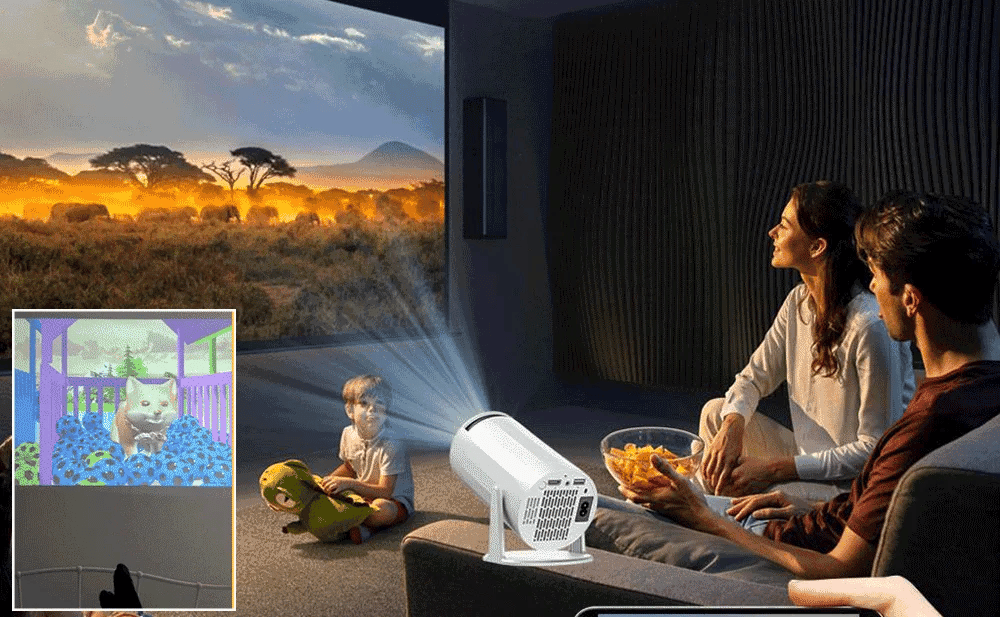 Portable Wireless HD Projector