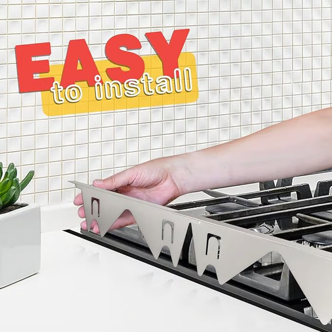 🔥 🎁Retractable Stainless Steel Stove Gap Covers