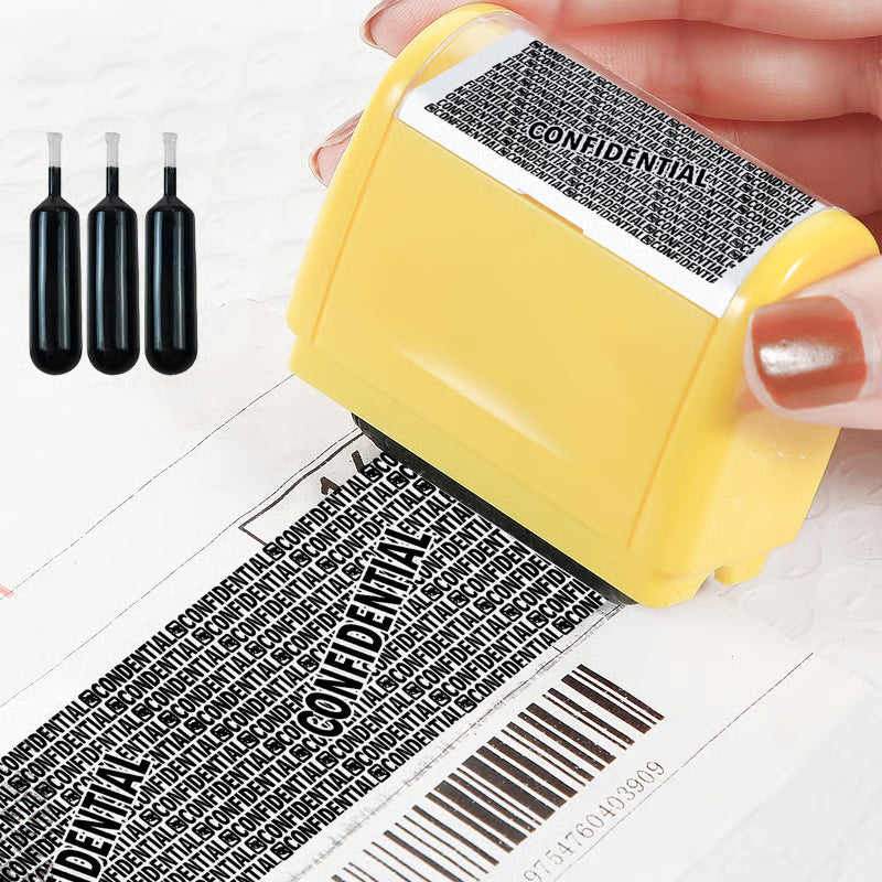 🔥Privacy Protection Security Roller Stamp — Address & Billing Info Blocker