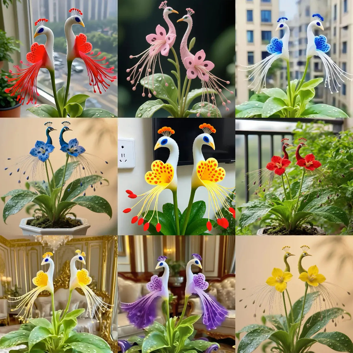 💎 Peacock Bloom Orchid