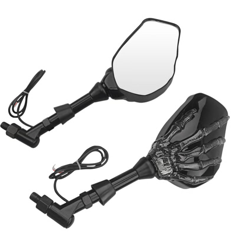 LED ghost claw rearview mirror