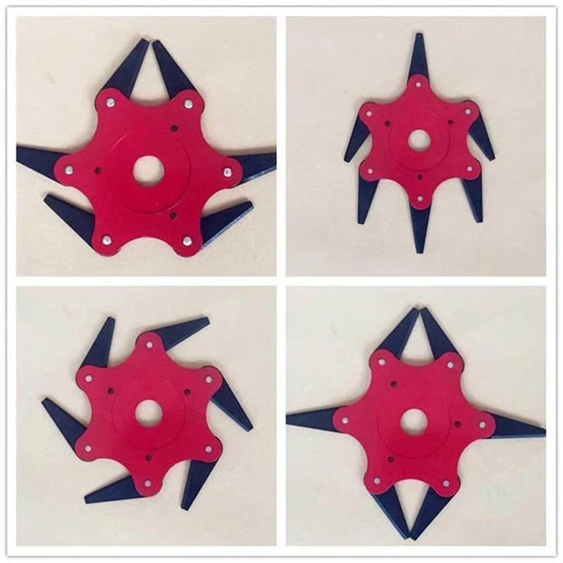 🎁Universal 6-Messer-Trimmerkopf für Rasenmäher