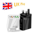 65W Multi-Port Fast Wall Charger (UK Plug)