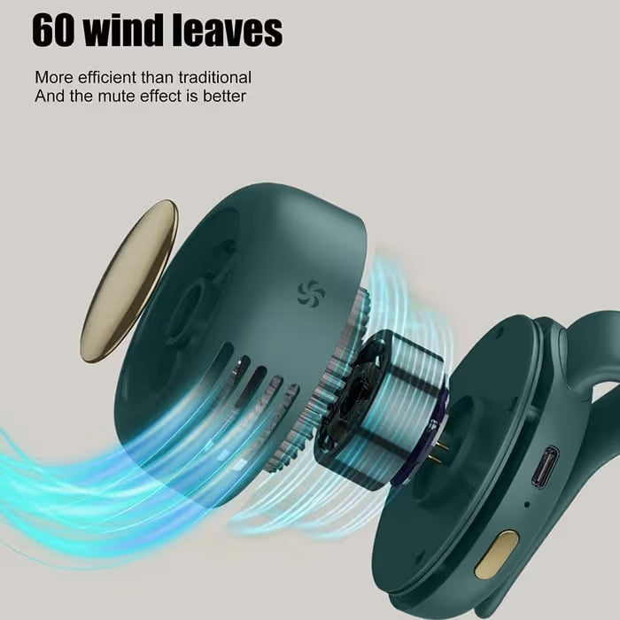 🔥💥Portable Silent Mini Bladeless Electric Fan