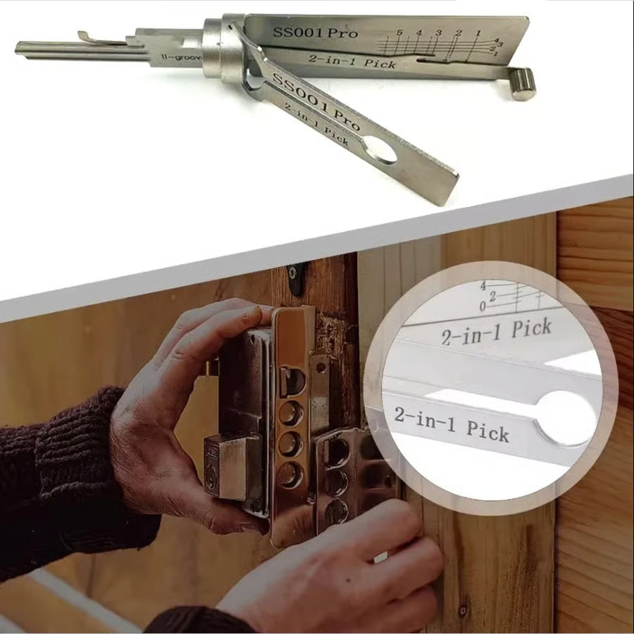 🔥 Stainless Steel Master Key Decoder