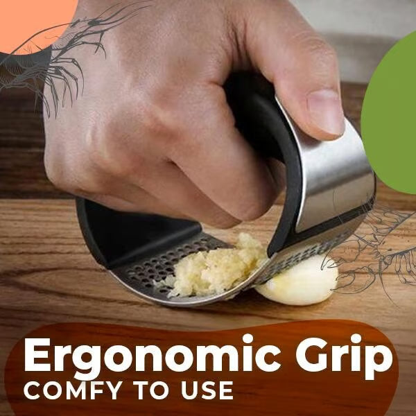 🏆Hot Sale⚡Special Offer Now) Stainless Steel Garlic Presser