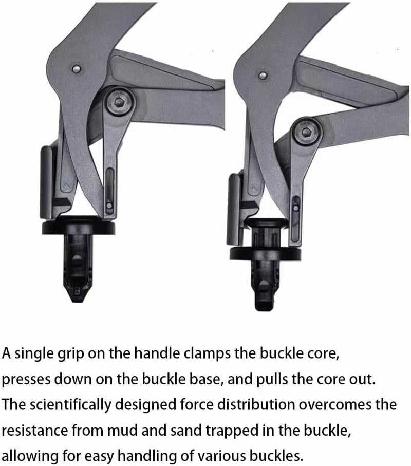 Car Clip Pliers & Trim Removal Tool, Spring-Loaded Fastener Rivet Remover for Auto Door Panels