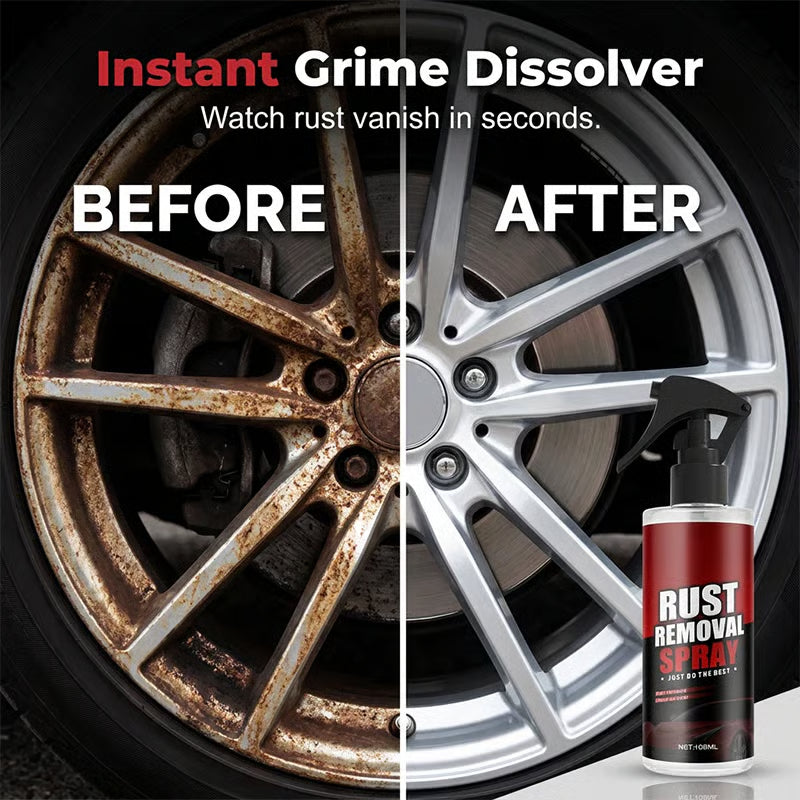 🔥Last Day 49% OFF🚗Wheel Rust Remover and Cleaner Spray🧽