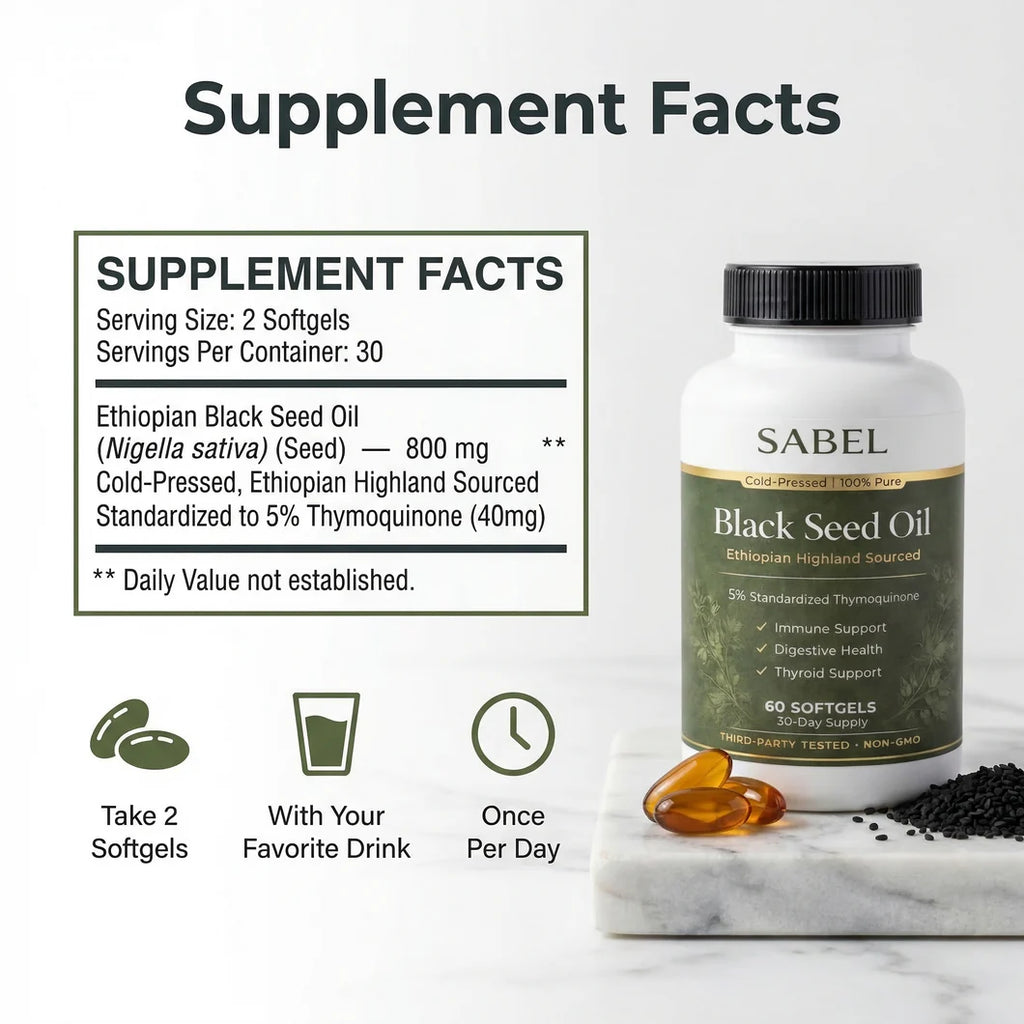 Ethiopian Black Seed Oil