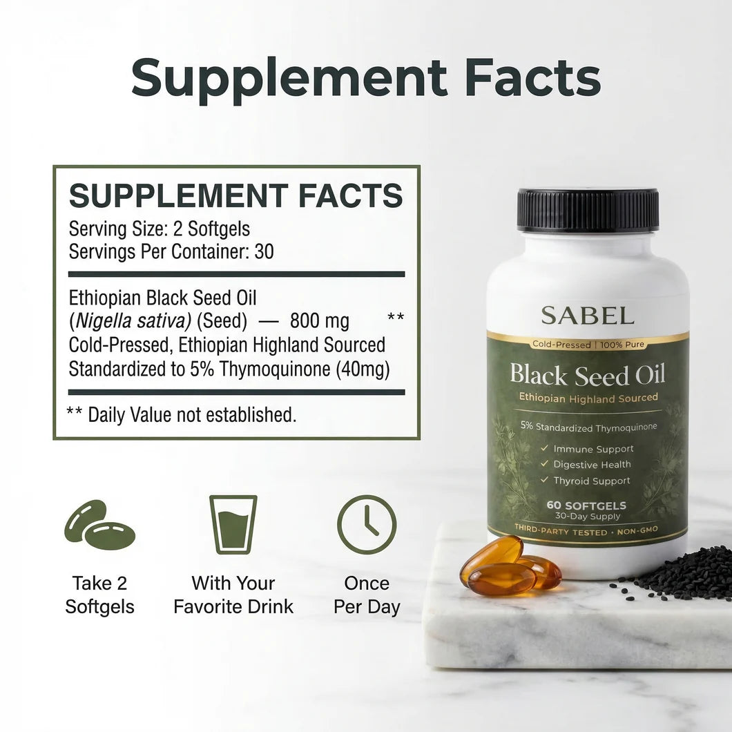 Ethiopian Black Seed Oil