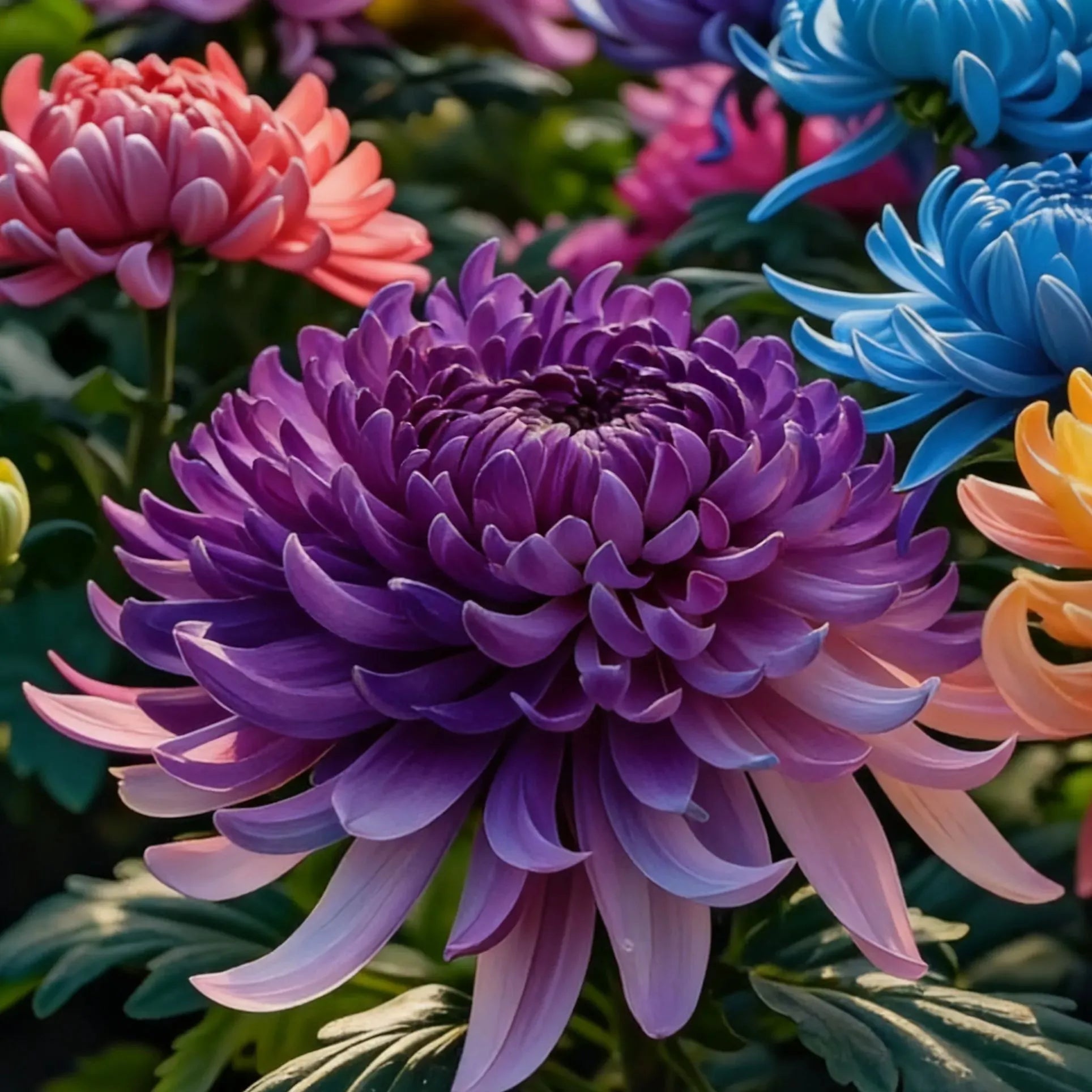 Colorful Peony Chrysanthemum Seeds