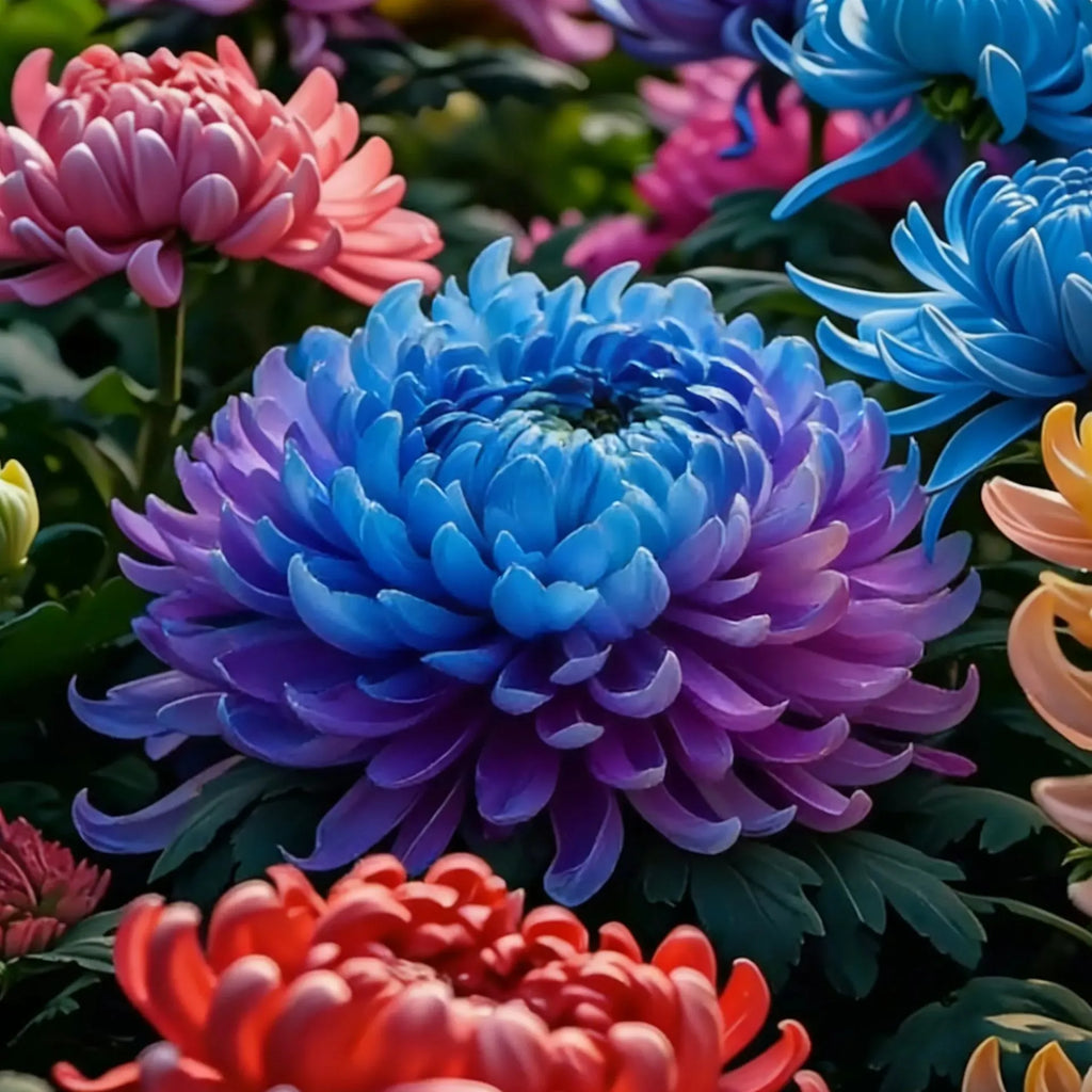 Colorful Peony Chrysanthemum Seeds