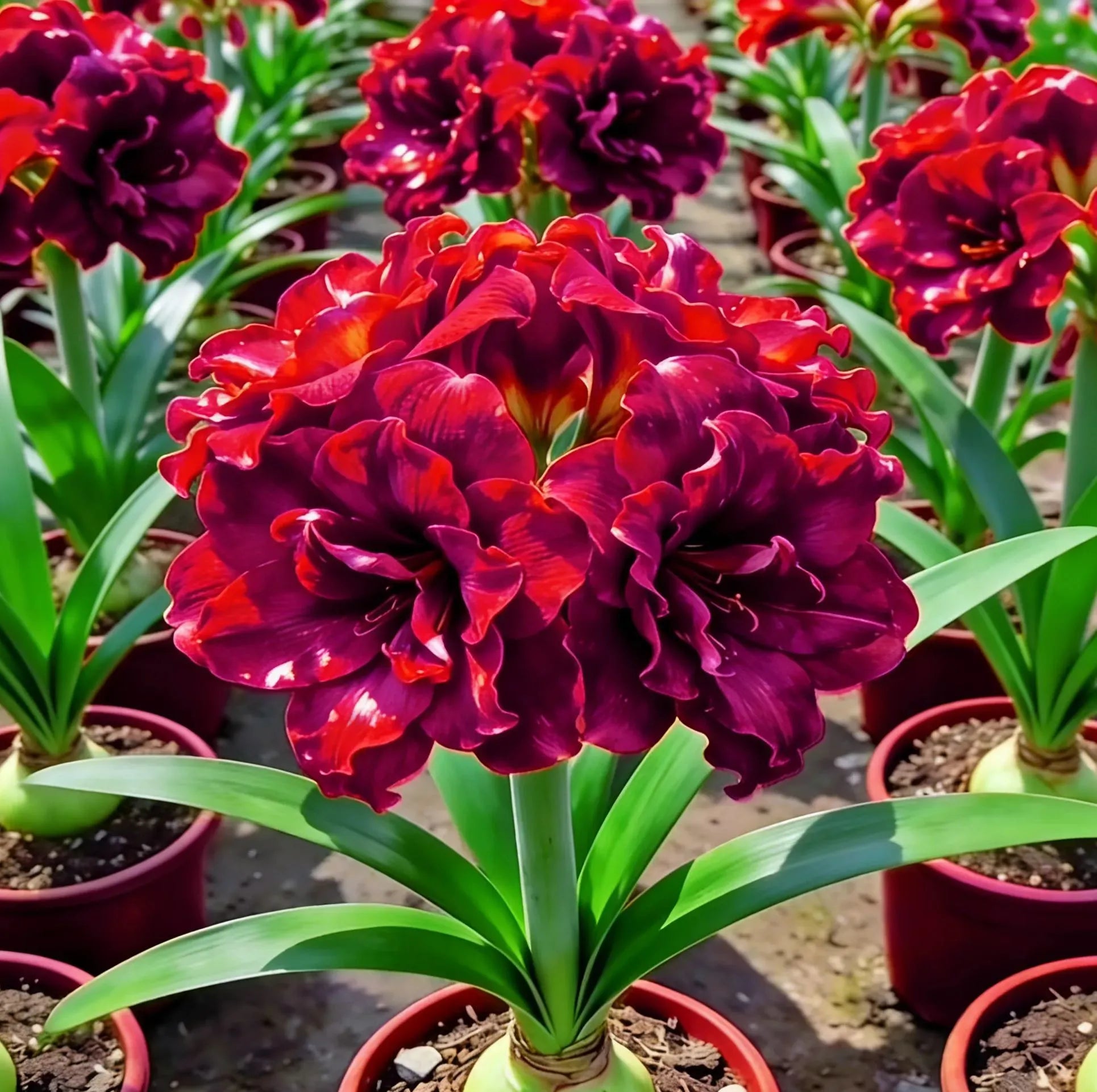 🌺Double-Petaled Perfume Amaryllis Bulbs