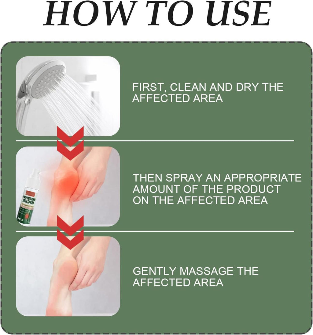 HOT PRODUCT | LOW STOCK  ReliefSpray™ Foot & Joint Pain Relieving Spray - (Buy 1 Get 1 Free🔥🔥)