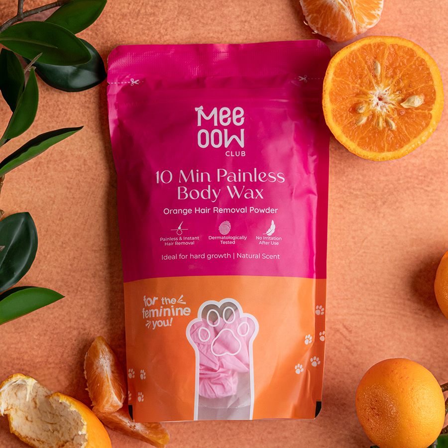 4-in-1 Mogra Body Hair Removal Wax Powder Mask