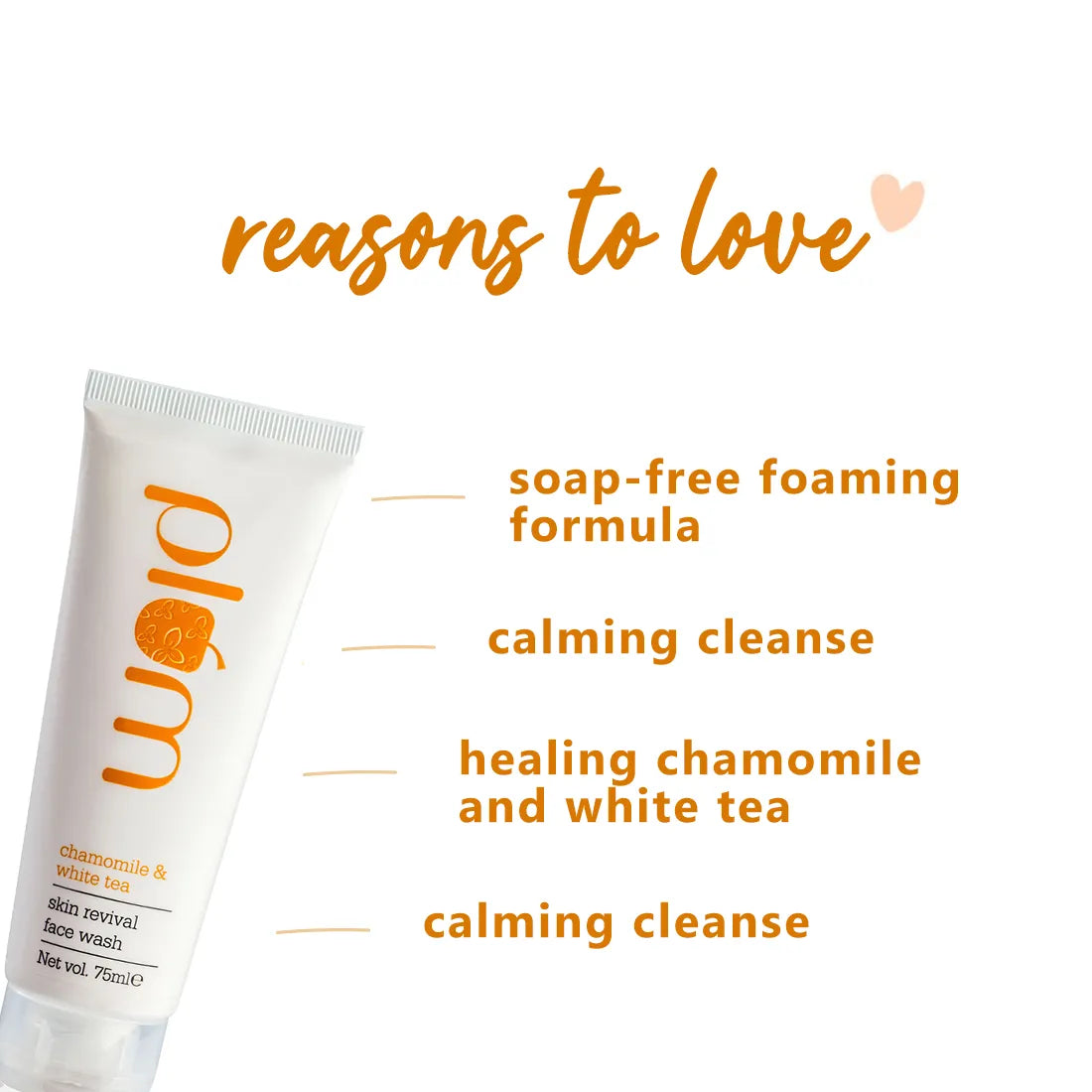Chamomile & White Tea Skin Revival Face Wash (75 ml)