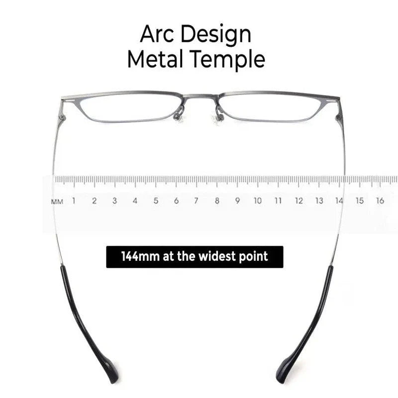 Quarion | Grey Medium Full Rim Rectangle Clip-on for Men & Women [Clip-on]